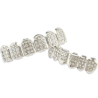 OOCC 18k Gold Plated Iced Out Grills