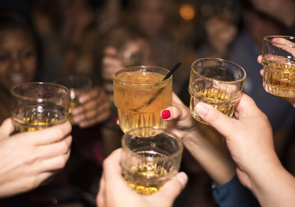 A group of people drinking at a party may get carried away and leave drinks unattended and may be prone to drink spiking.