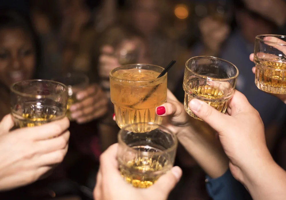 A group of people drinking at a party may get carried away and leave drinks unattended and may be prone to drink spiking.