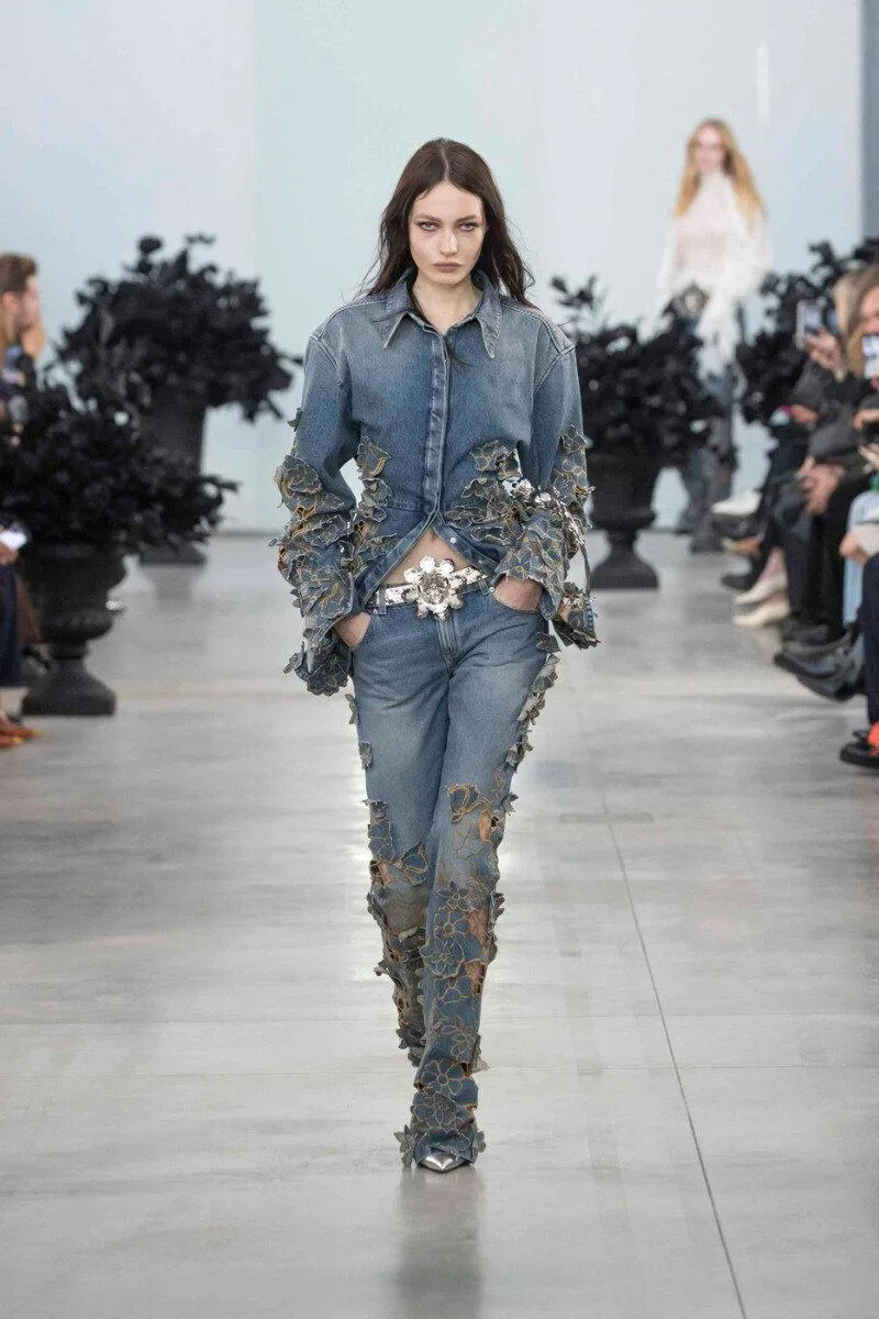 Milan Fashion Week 2025 Blumarine Denim Reimagined Milan Fashion Week 2025 Blumarine Denim Reimagined