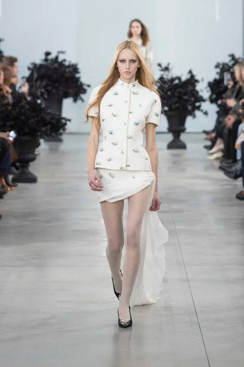 Milan Fashion Week 2025 Blumarine razor-sharp tailoring Milan Fashion Week 2025 Blumarine razor-sharp tailoring