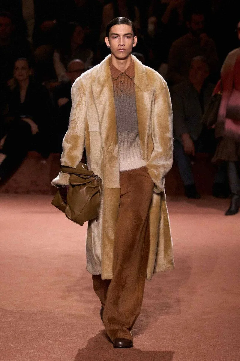 Milan Fashion Week 2025 Fendi signature furs Milan Fashion Week 2025 Fendi signature furs