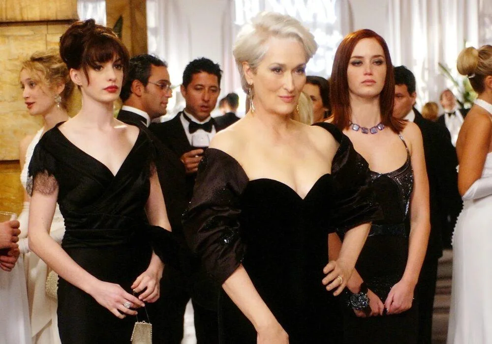 the devil wears prada anne hathaway, meryl streep, emily blunt