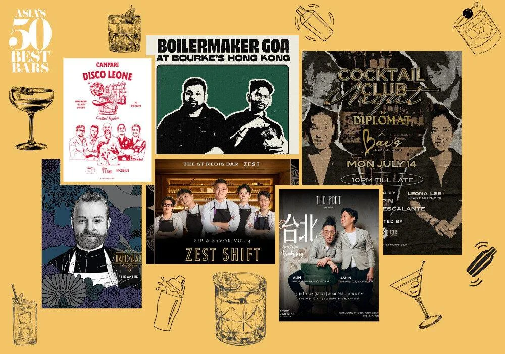 Asia’s 50 Best Bars 2025: Mix & Mingle At Hong Kong’s Star-Studded Guest Shifts