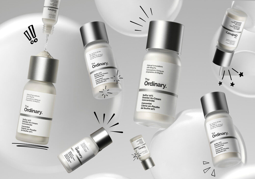 The Ordinary Launches The Revolutionary Sulfur 10% Powder-To-Cream Concentrate