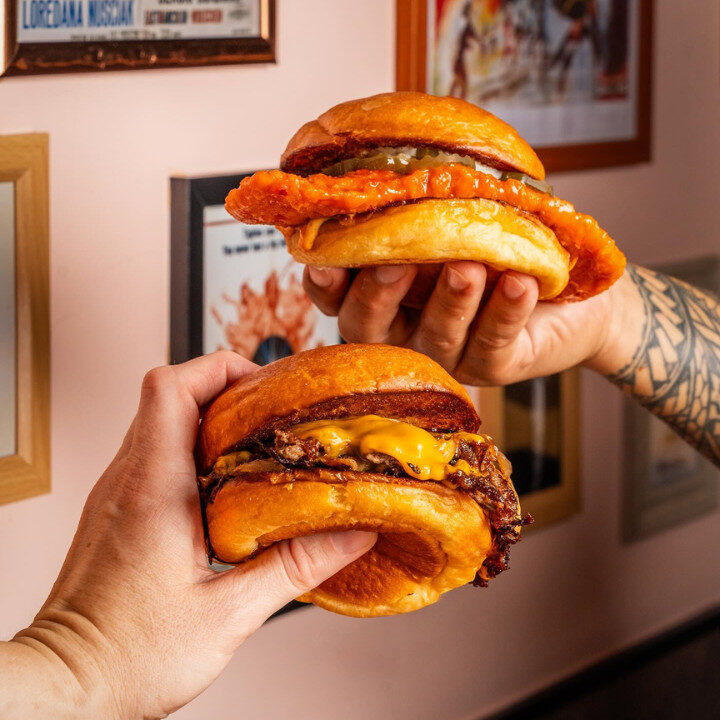 big pink burgers
