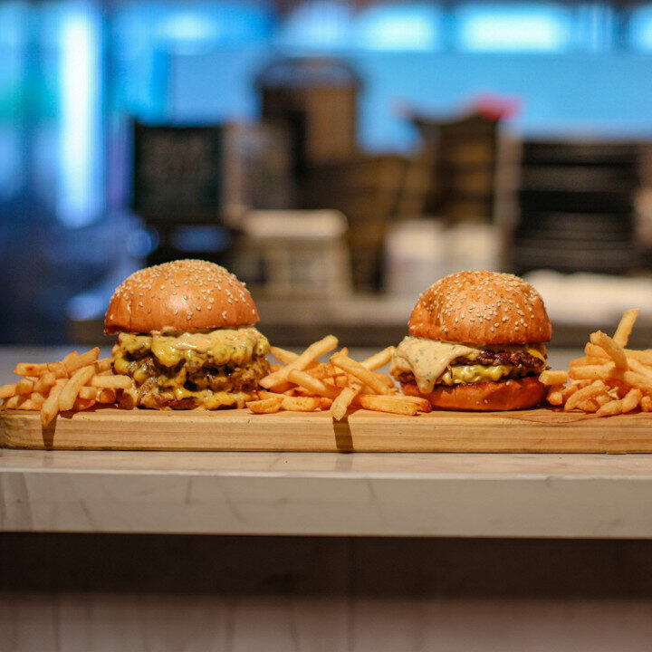 flat iron burger