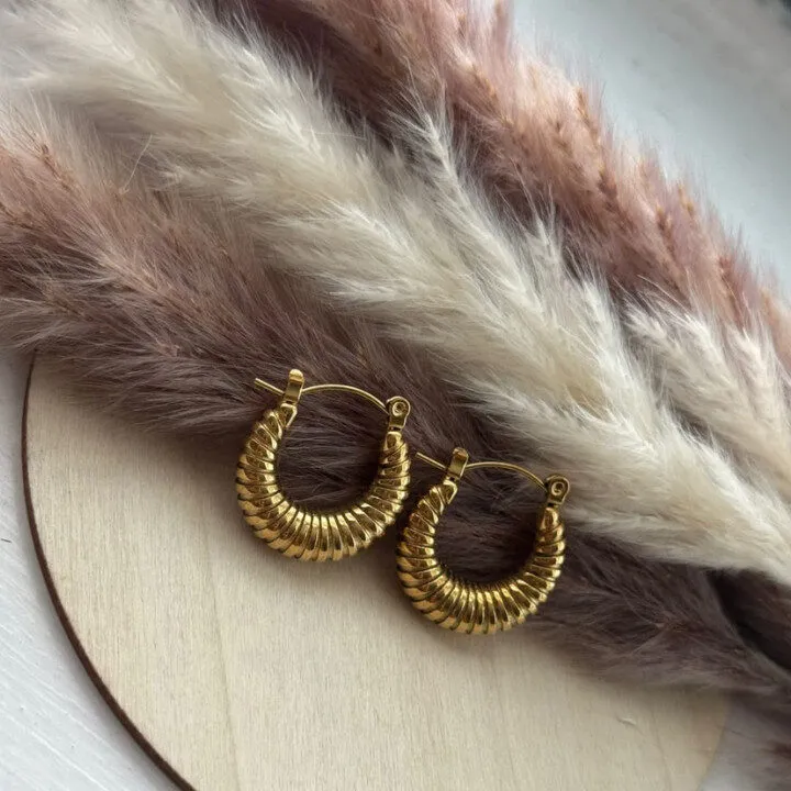 Ashpectrum clean-lined hoops