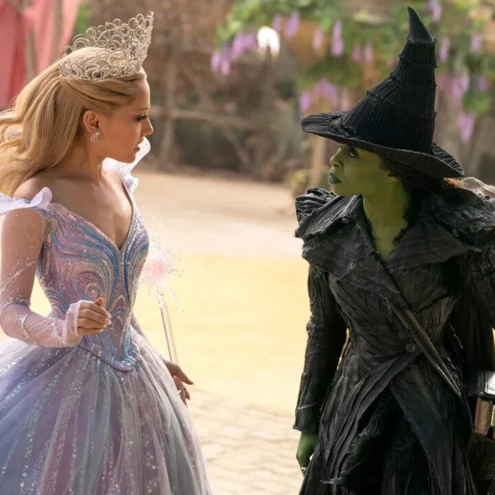 Wicked: For Good Ariana Grande Cynthia Erivo Glinda Elphaba Performance