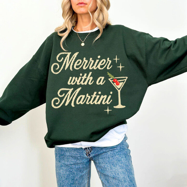 merrier with a martini jumper