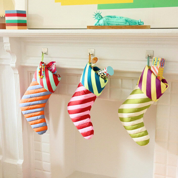 christmas home decor dusen dusen stockings hanging on mantel