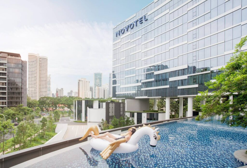Novotel Singapore on Stevens Hero View from Infinity Pool