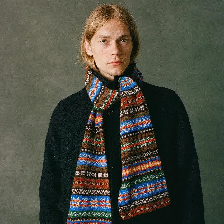 men's gift guide drake's fair isle scarf