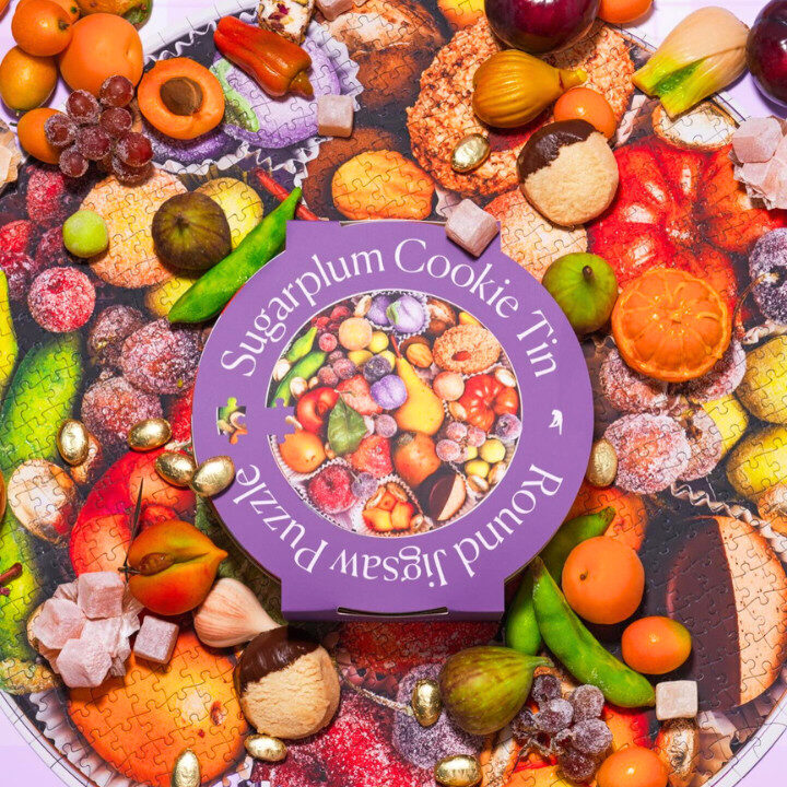 piecework puzzles sugarplum cookie tin gifts for foodies
