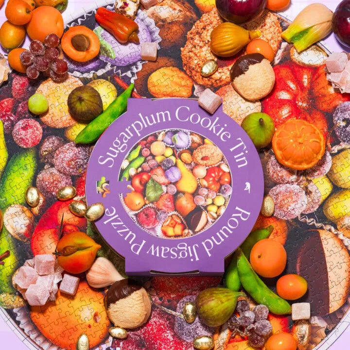 piecework puzzles sugarplum cookie tin gifts for foodies