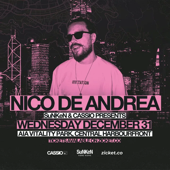 cassio social club new year’s eve party hong kong flier