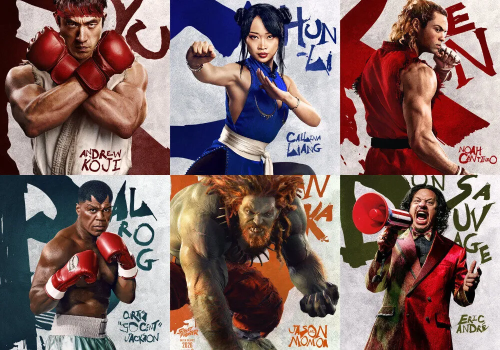 street fighter 2026 character posters