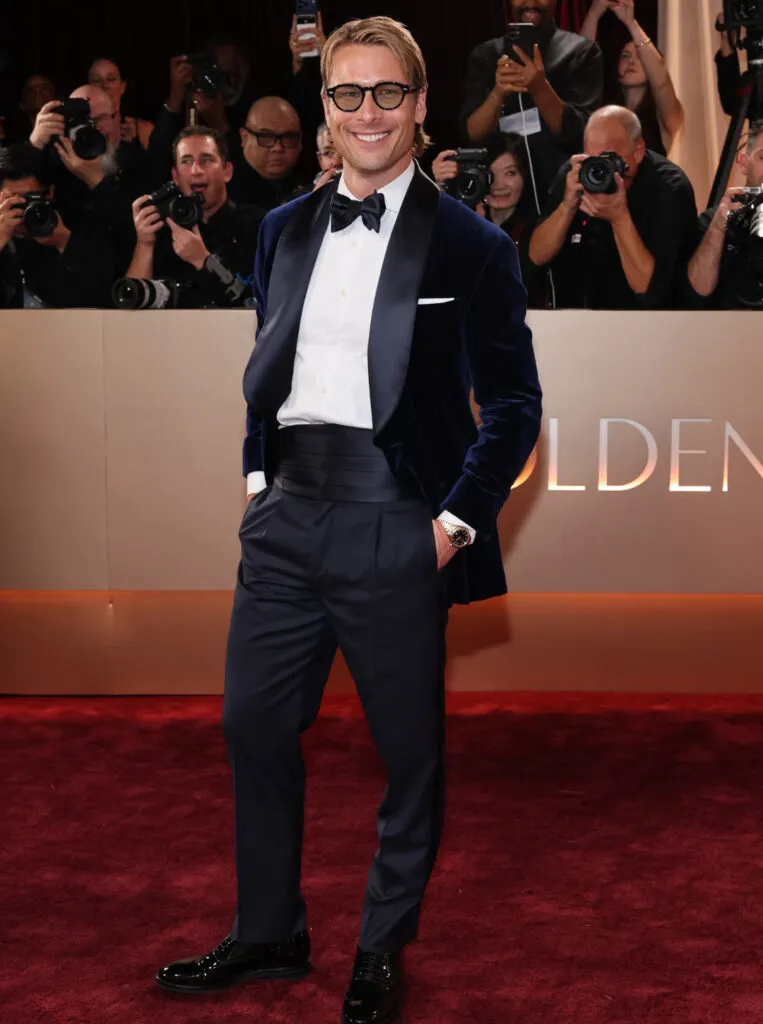 Golden Globes 2026 Best Dressed Celebrities Glen Powell Brunello Cucinelli