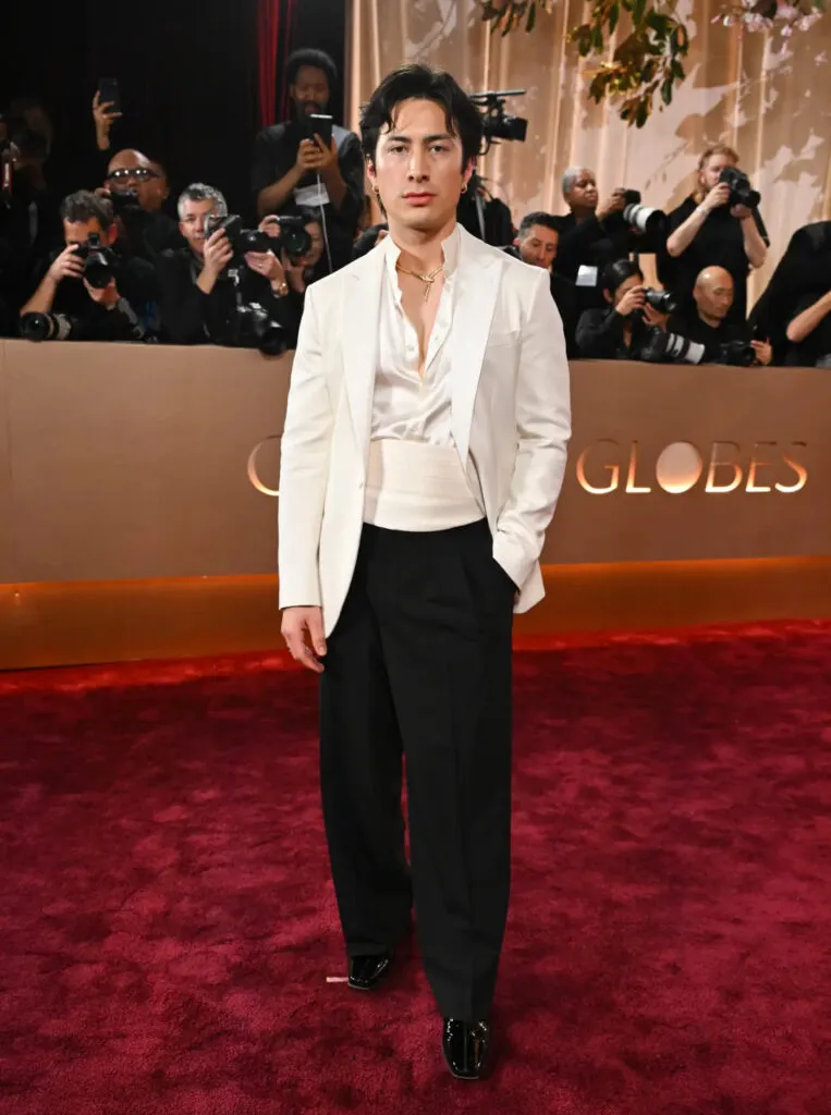 Golden Globes 2026 Best Dressed Celebrities Hudson Williams Giorgio Armani