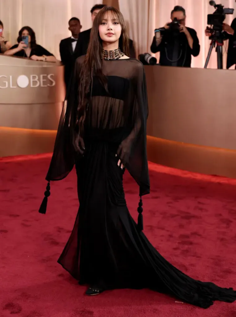 Golden Globes 2026 Best Dressed CelebritiesLalisa Manobal Jacquemus