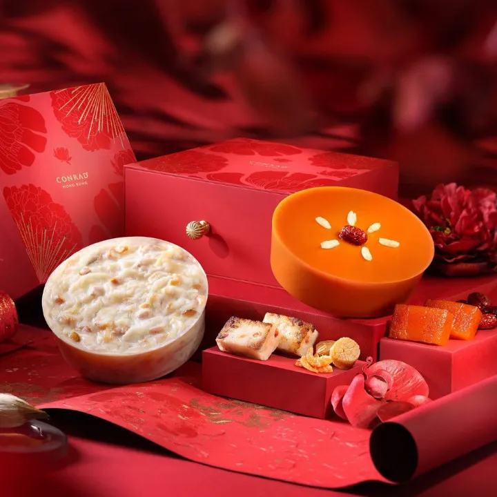 conrad hong kong chinese new year puddings