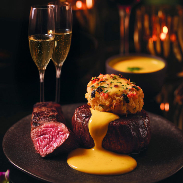 flat iron steak valentine's day 2026 steak and cake set