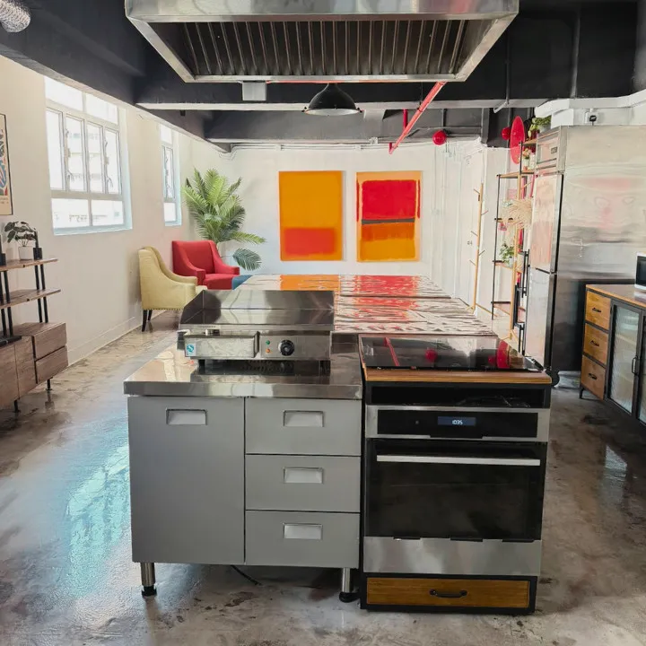 Project 21 on-site kitchen 