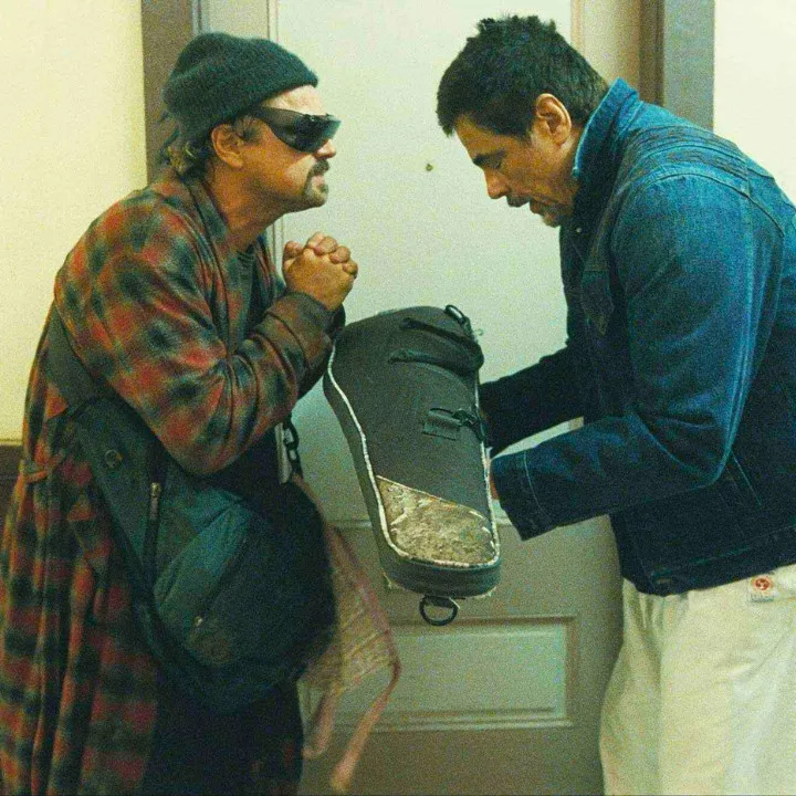 one battle after another leonardo dicaprio and benicio del toro