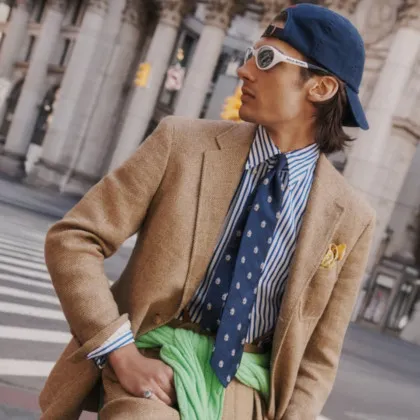 jfk jr carolyn bessette style polo ralph lauren tie