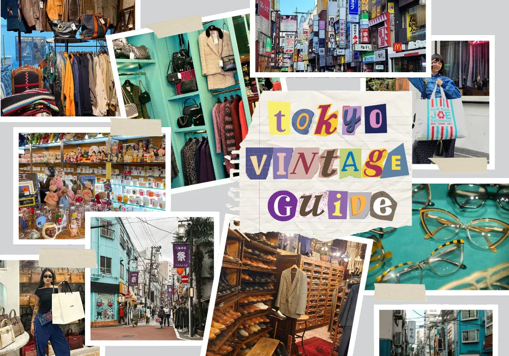 vintage shopping in tokyo