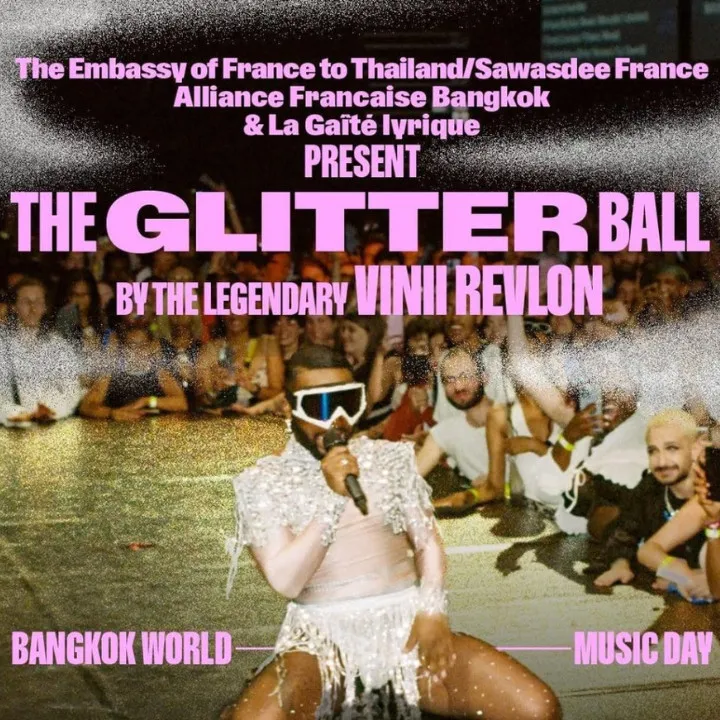 bangkok pride events 2026 the glitter ball at world music day bangkok