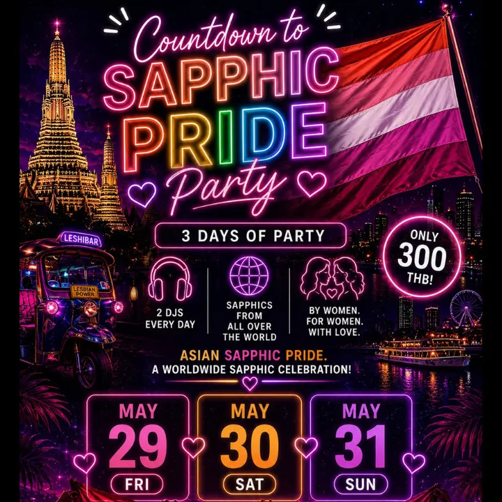 bangkok pride month events 2026 les hi bar sapphic pride