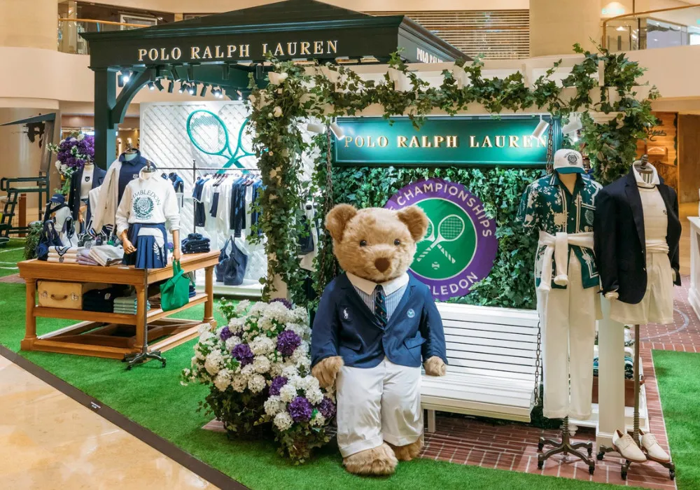 ralph lauren wimbledon pop-up in hong kong pacific place