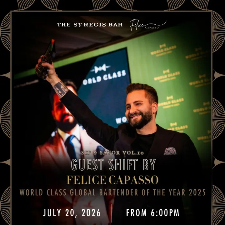 felice st regis bar asia's 50 best bars 2026 guest shift