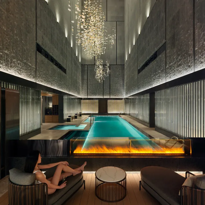 indoor swimming pool Mandarin Oriental Shenzhen