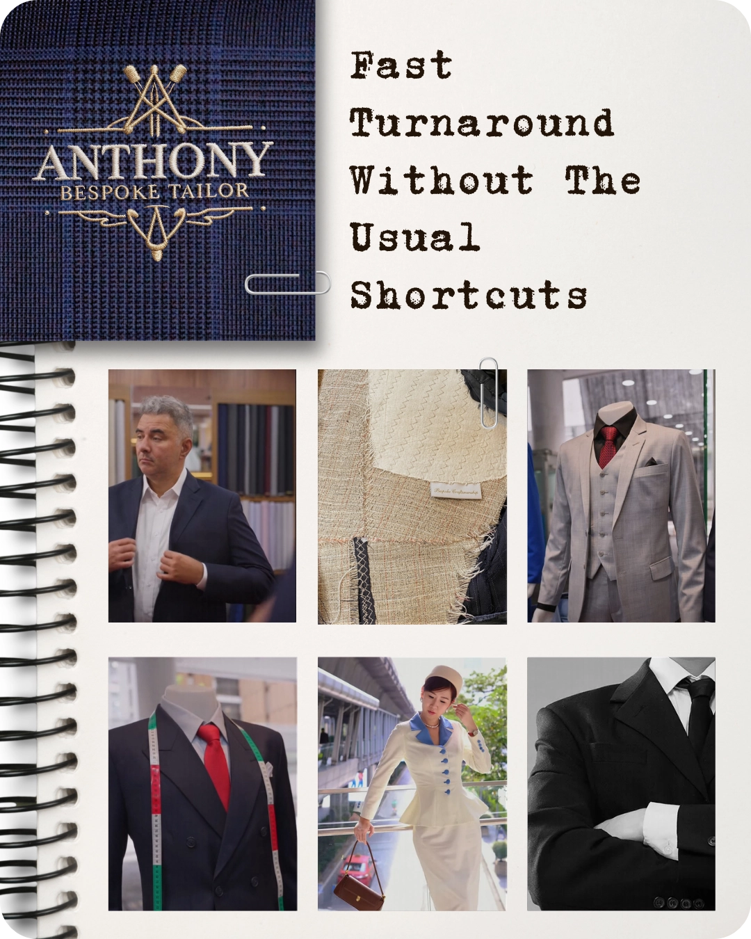 Anthony Bespoke Tailor: Fast Turnaround Without The Usual Shortcuts