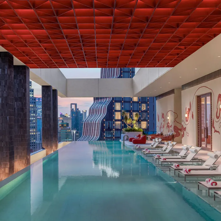 KROMO Bangkok, Curio Collection by Hilton Rooftop Pool